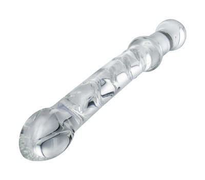 The Prana Thrusting Wand is the seed of rapture that blossoms into an orgasmic Utopia! This perfectly smooth glass probe features a gently pointed tip that glides in smooth during insertion along with raised pleasure buds on the shaft for accented texture and stimulation. Prana has elegant curves that reach your most sensitive spots for an unsurpassed orgasmic experience. Heighten your sex play by using Prana warm or chilled.

Measurements: 9 inches long, 1.45 inch max insertable diameter

Material: Borosilicate Glass

Color: Clear 